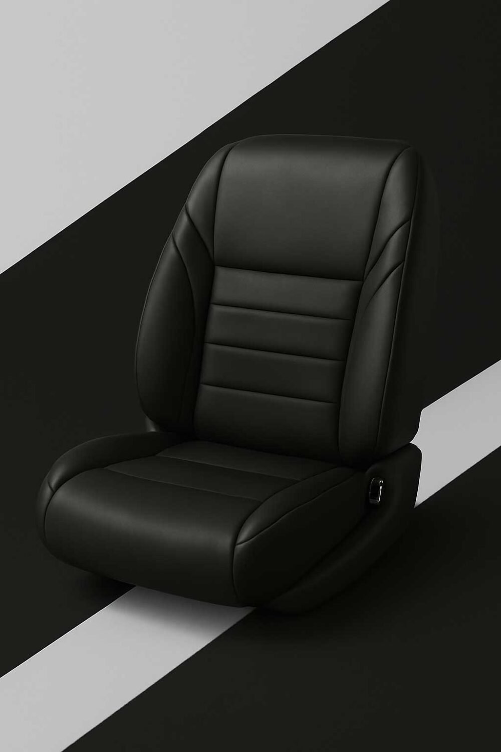 Artificial Leather Car Seat Covers Black RelaxFit