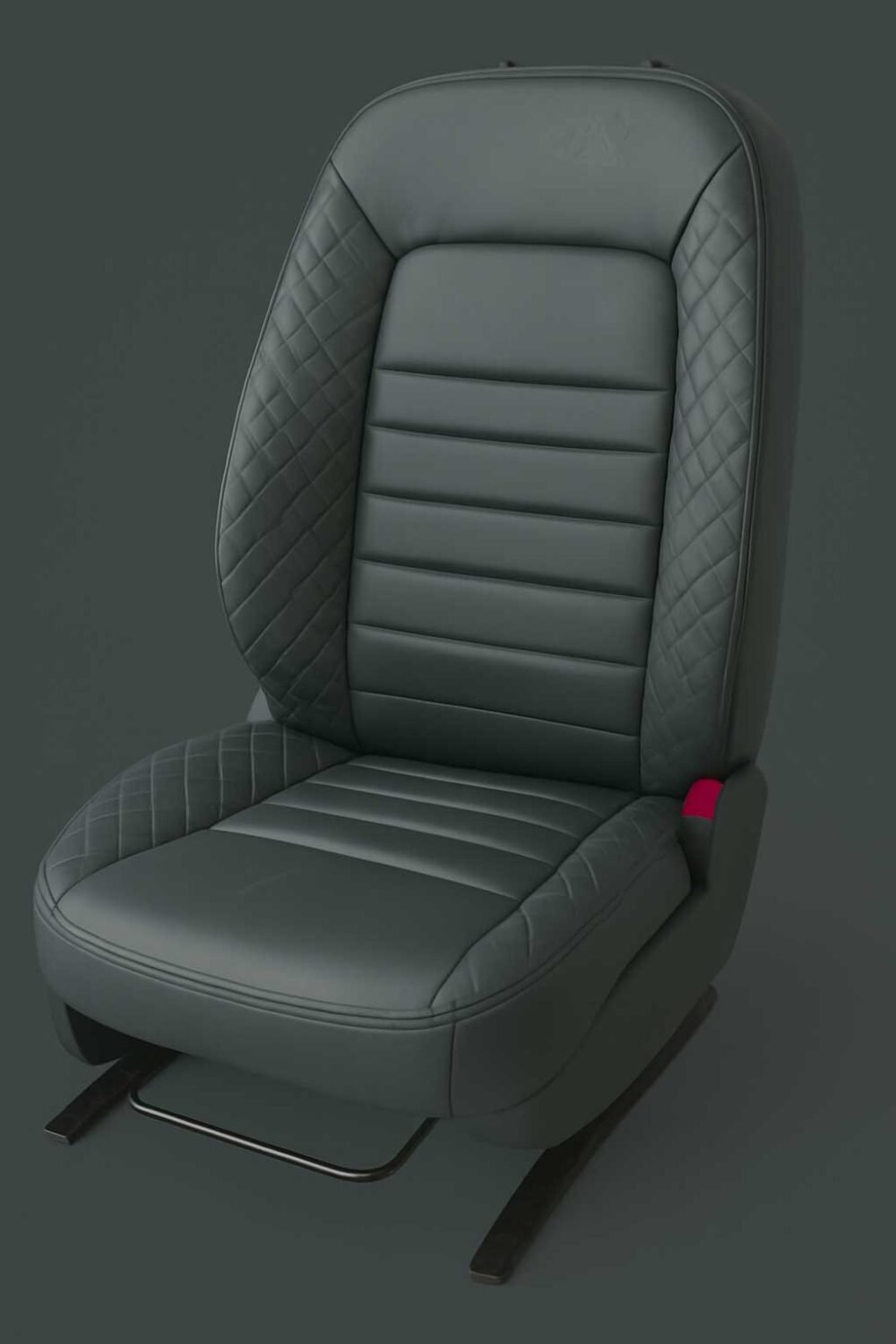 Artificial Leather Car Seat Covers Grey Black ChillSeat for GL-Class Car Seat Covers